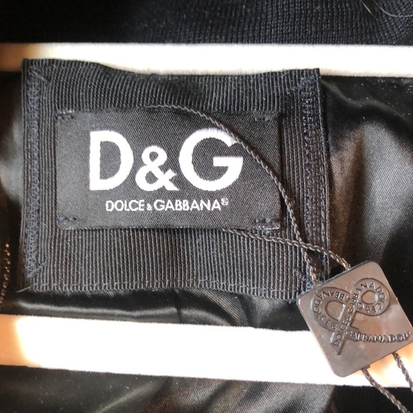 D&G Gold Sequin Bomber Jacket fun sparkly fully lined S - Picture 14 of 15